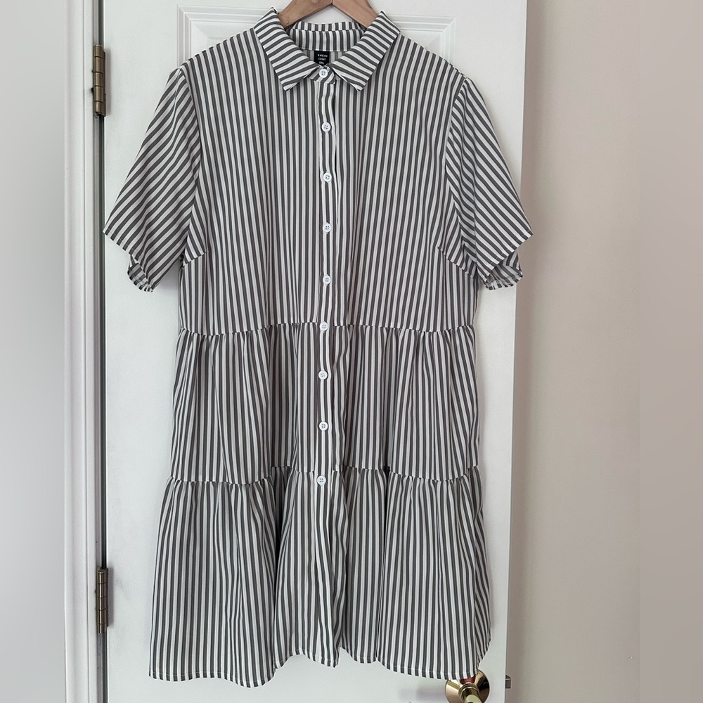 SHEIN Mini Shirt Dress Size 0XL